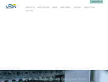 Tablet Screenshot of lyon.com.tw