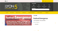 Desktop Screenshot of mairie5.lyon.fr