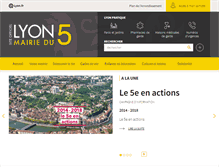 Tablet Screenshot of mairie5.lyon.fr